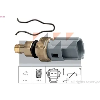 Čidlo automobilu Snímač, teplota chladiva KW 530 302