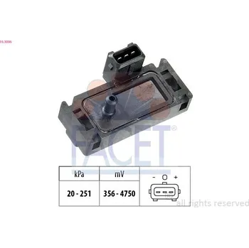 Auto-moto Senzor tlaku sacího potrubí FACET 10.3006