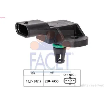 Čidlo automobilu Senzor tlaku sacího potrubí FACET 10.3415