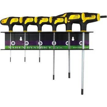 Sada zástrčných klíčů imbus H2-H6 6-dílná v závěsu - Narex Bystřice 851101