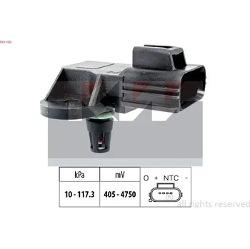 Čidlo automobilu Senzor tlaku sacího potrubí KW 493 100