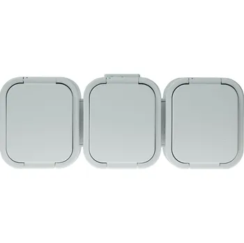 Elektrická zásuvka Elektrická Zásuvka vodotěsná Abex bílá