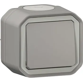 LEGRAND - Vodotěsný jednosměrný nebo dvoucestný nástěnný vypínač 10A Plexo - Kompletní ovládání