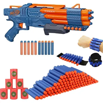 Dětská zbraň Nerf Elite 2.0 Ranger PD-5 F4186 + terče + 50 šípů + páska na ruku