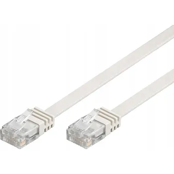 Síťový kabel Patchcord Goobay U/UTP 5e RJ45 / RJ45 3 m bílý
