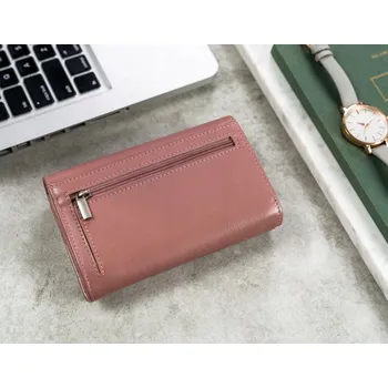 Peněženka 4U Cavaldi peněženka z pravé kůže růžová - dámská