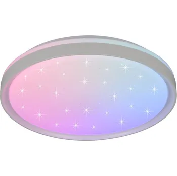 Trio R63581131 LED přisazené stropní svítidlo SOLIT | 14W integrovaný LED zdroj | 1800lm | 2700-6500K | rgb - barevné | stmívač | dálkové ovládání + K nákupu nad 3000 Kč dárek zdarma