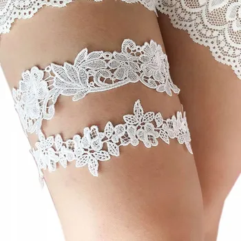 Obraz SVATEBNÍ PODVAZEK svatba SET PODVAZKŮ S KRAJKOU