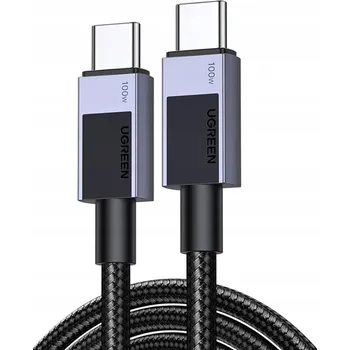 Datový kabel Kabel Ugreen USB typ C - USB typ C 2 m černý