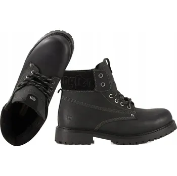 Pánská zimní obuv Pánské boty, kotníkové boty kozačky, Wrangler Arch Fur vel. 44, elegantní, zateplené