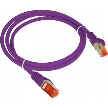Síťový kabel Patchcord ALANTEC kat.6A S/FTP fialový 5 m LSOH