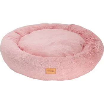 Pelíšek pro psa Pelíšek Shaggy XXL kulatý (100 cm) Růžový