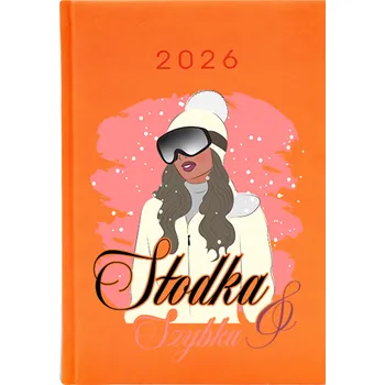 Kalendář Knižkový kalendář 2026 A5 FunnyCase oranžový