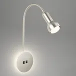 Briloner 2178012 - LED Nástěnná flexibilní lampa 1xE14/10W/230V + LED/3W chrom