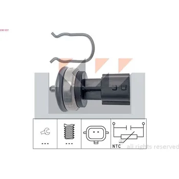 Čidlo automobilu Snímač, teplota chladiva KW 530 337