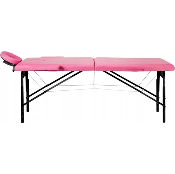 Obraz Skládací masážní stůl dřevěný Activfizjo růžový
