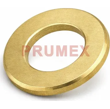 Matice Podložka plochá zkosená DIN 125B M4 mosaz (4,3x9x0,8)