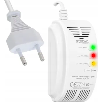 Zabezpečovací technika Detektor plynu a oxidu uhelnatého Xtreme drátový CE