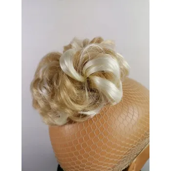 Příčesek Příčesek krátké syntetické vlasy světle blond Mona