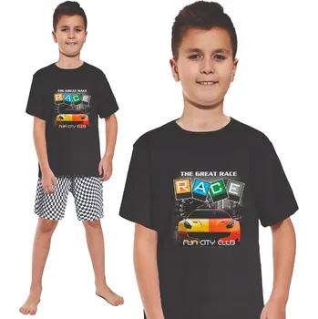 Chlapecké pyžamo Cornette pyžamo černé, velikost 116