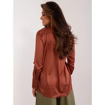 Dámská košile Košile LK KS 509548.50 hnědá S/M