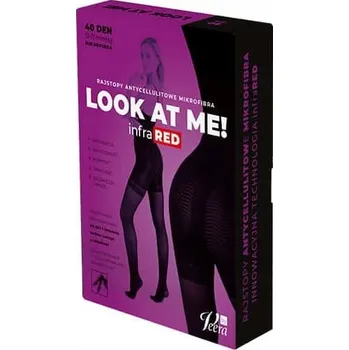 Dámské punčochy VEERA Punčocháče Anticelulitidní z mikrovlákna LOOK AT ME XXL