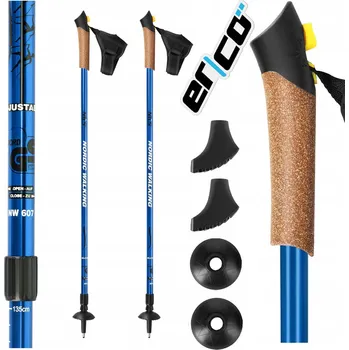 Trekingová hůl Hole Nils NW607+N BLUE 87-135 cm modré