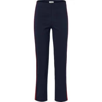 698027 - Tchibo - Strečové kalhoty s galonovými pruhy - pro ženy - vel. 52 - barva: modrá