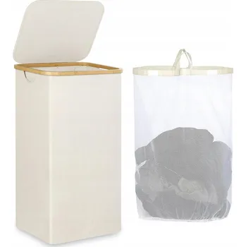 Koš na prádlo 63L Koš na prádlo, hračky, skládací s víkem