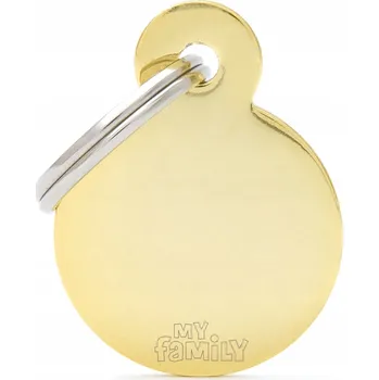 Obraz Adresář kulatý My Family zlatý