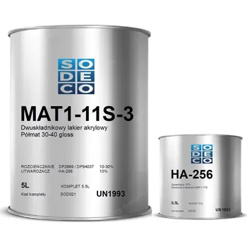 barva a nátěr na dřevo Lak na schody a parkety POLOMATNÝ 5,5L SODECO