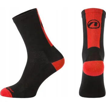 Accent Cyklistické Ponožky s logem, černé, velikost M (39-41)