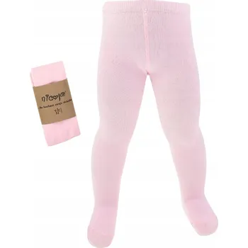 Růžové bambusové Punčocháče Nicol pro děti, vel. 92/98