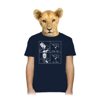 Chlapecké tričko Bastard Cimrman: Copak jmelí dětské tričko Navy