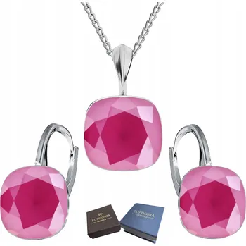 Přívěsek Komplet Náušnice Přívěsek Dárek Stříbro Svatební