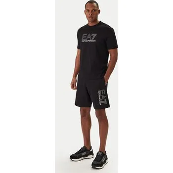 Pánské kraťasy EA7 Emporio Armani Sportovní kraťasy 7M001315 AF13512 Černá Regular Fit 3XL