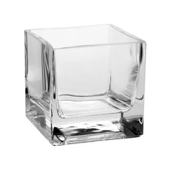 Váza VÁZA ČTVERCOVÁ 10X10CM D-10CM (05-063/100)