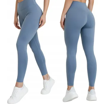 Dámské legíny Dámské legíny push up s vysokým pasem modré UY2600 - M