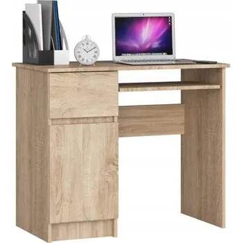 Psací stůl Obdélníkový psací stůl Akord 90 x 50 x 77 cm dub sonoma