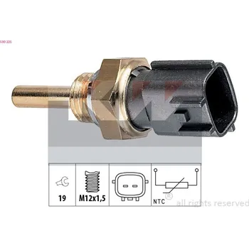 Čidlo automobilu Snímač, teplota paliva KW 530 225
