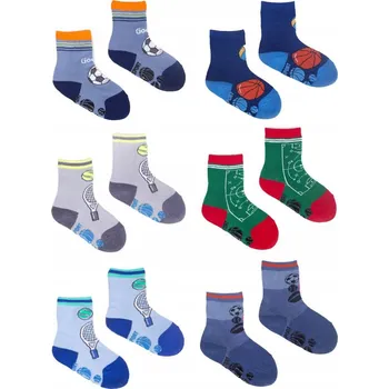 Dámské ponožky Bavlněné protiskluzové ponožky s ABS 17-19 Yoclub