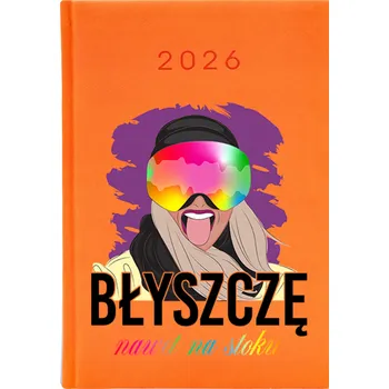 Kalendář Knižkový kalendář 2026 A5 FunnyCase oranžový