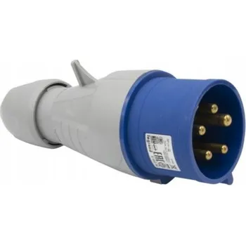 Elektrická zásuvka Silová zástrčka 230V přenosná 32A 5 kolíků modrá IP44 P17 Legrand