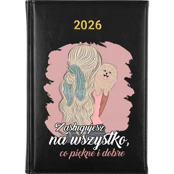 Kalendář Knižní kalendář 2026 A5 FunnyCase černý