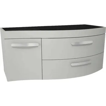 Koupelnový nábytek Koupelnová skříňka pod umyvadlo Devo Vena 2.0 pravá šedá 110 x 50 x 42 cm VE2-SU1D2SP-1-F76L65