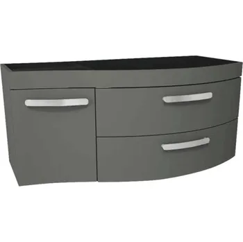 Koupelnový nábytek Koupelnová skříňka pod umyvadlo Devo Vena 2.0 pravá šedá 110 x 50 x 42 cm VE2-SU1D2SP-1-F118L65