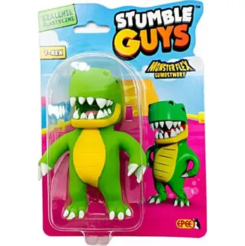Figurka STUMBLE GUYS MONSTER FLEX ELASTICKÉ ROZTAHOVACÍ GUMOVÉ PŘÍŠERKY T-REX
