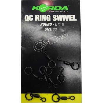 Korda Obratlík S Kroužkem Quick Change Swivels Round vel.11 8ks