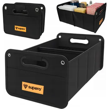 Organizér do auta Organizér / taška do kufru auta SUPERO, zesílená konstrukce, 34 l
