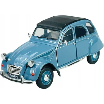 autíčko WELLY CITROEN 2CV MODRÝ 1:24 KOVOVÝ NOVÝ MODEL 24009